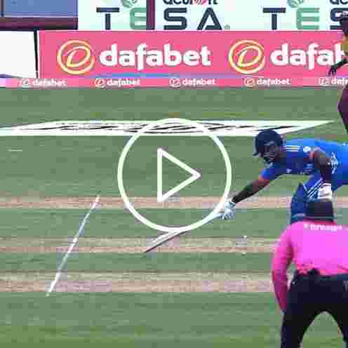[Watch] Kyle Mayers Hits Bull's Eye as Suryakumar Yadav Departs Early in 2nd T20I